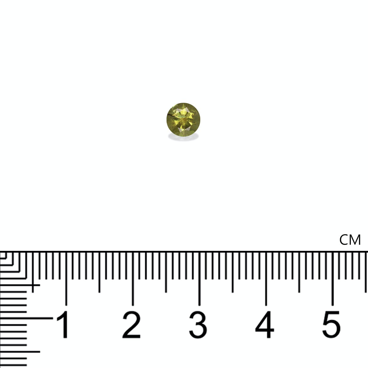 Picture of Olive Green Demantoid Garnet 0.60ct - 5mm (DG0060)