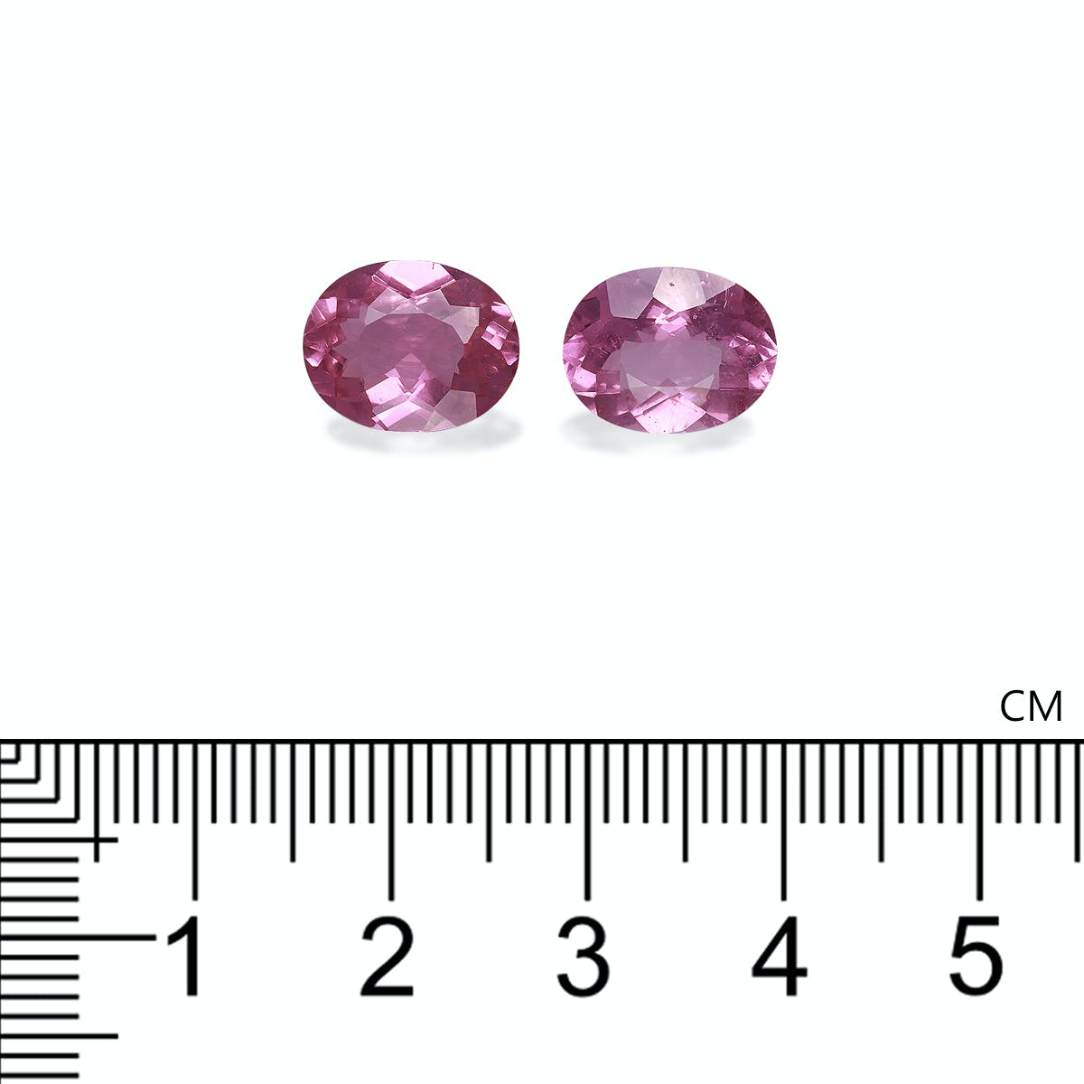 Picture of Bubblegum Pink Cuprian Tourmaline 5.64ct - 11x9mm Pair (MZ0116)
