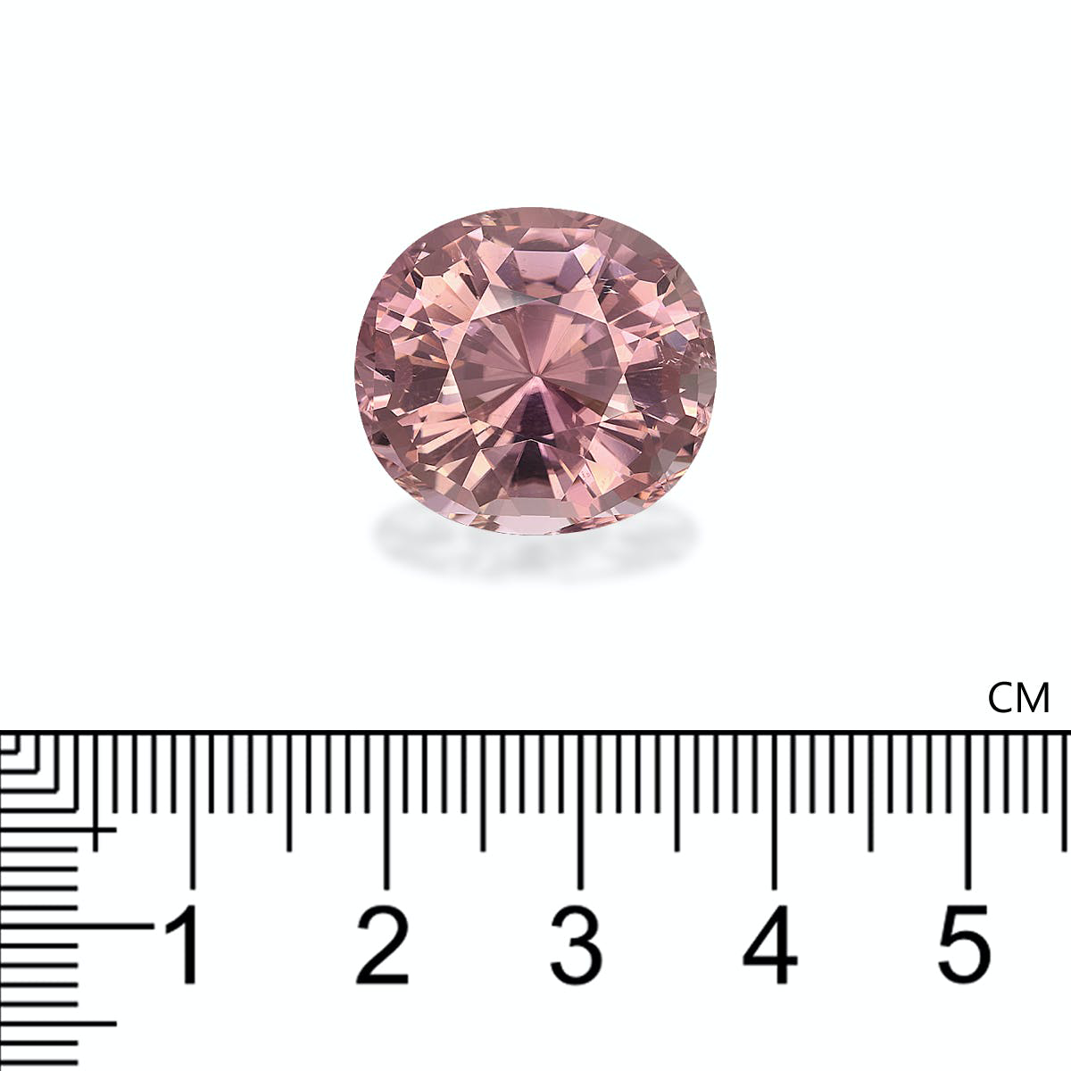 Picture of Salmon Pink Tourmaline 21.87ct - 19x17mm (PT0196)