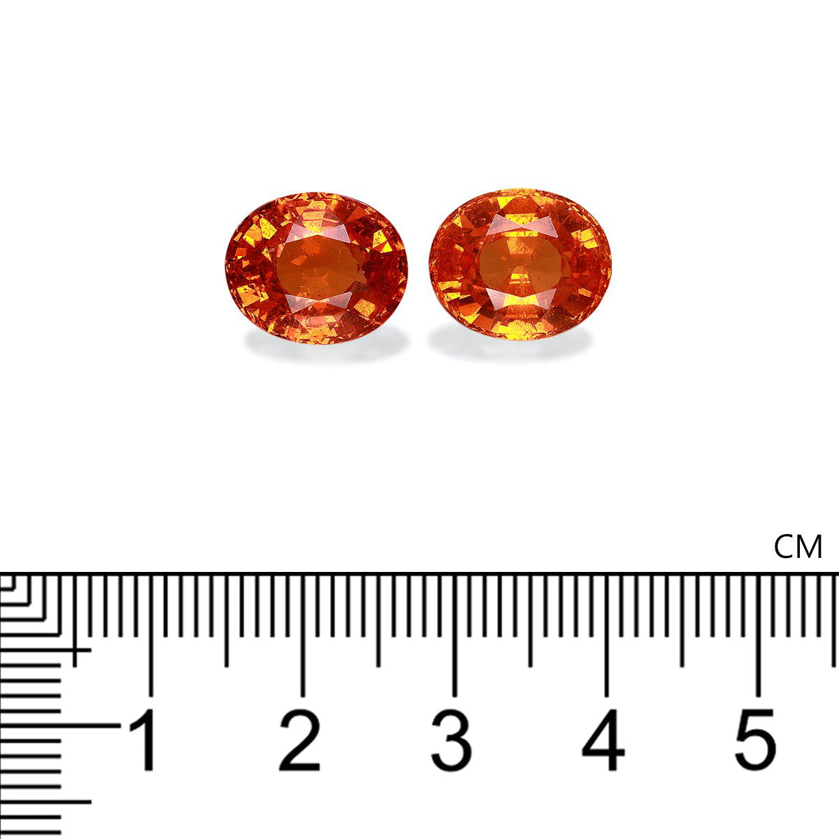 Picture of Orange Spessartite 15.21ct - 12x10mm Pair (ST1186)