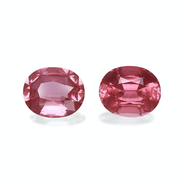 Rosewood Pink Tourmaline 9.00ct - 12x10mm Pair (PT0381)