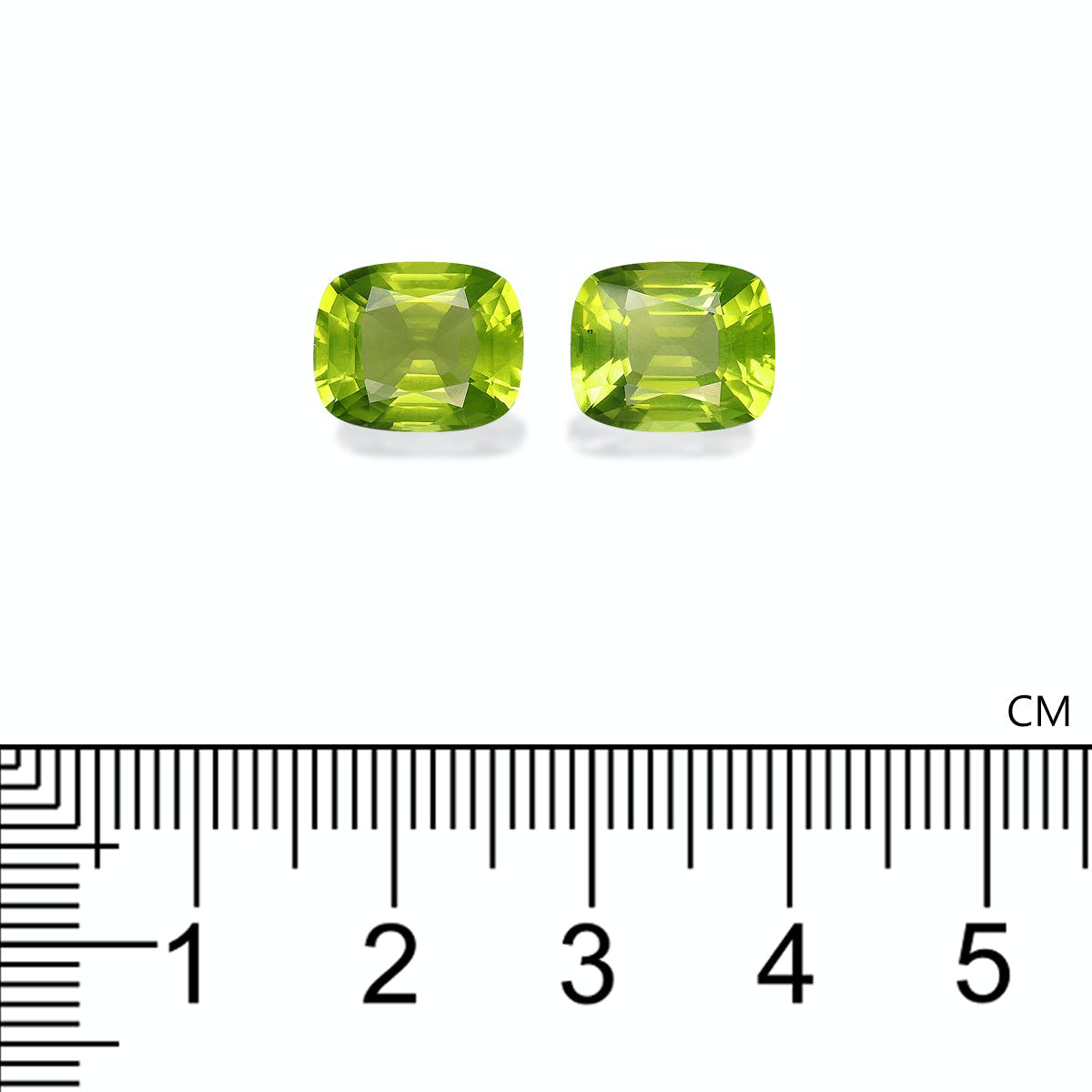 Picture of Lime Green Peridot 8.79ct - 11x9mm Pair (PD0084)