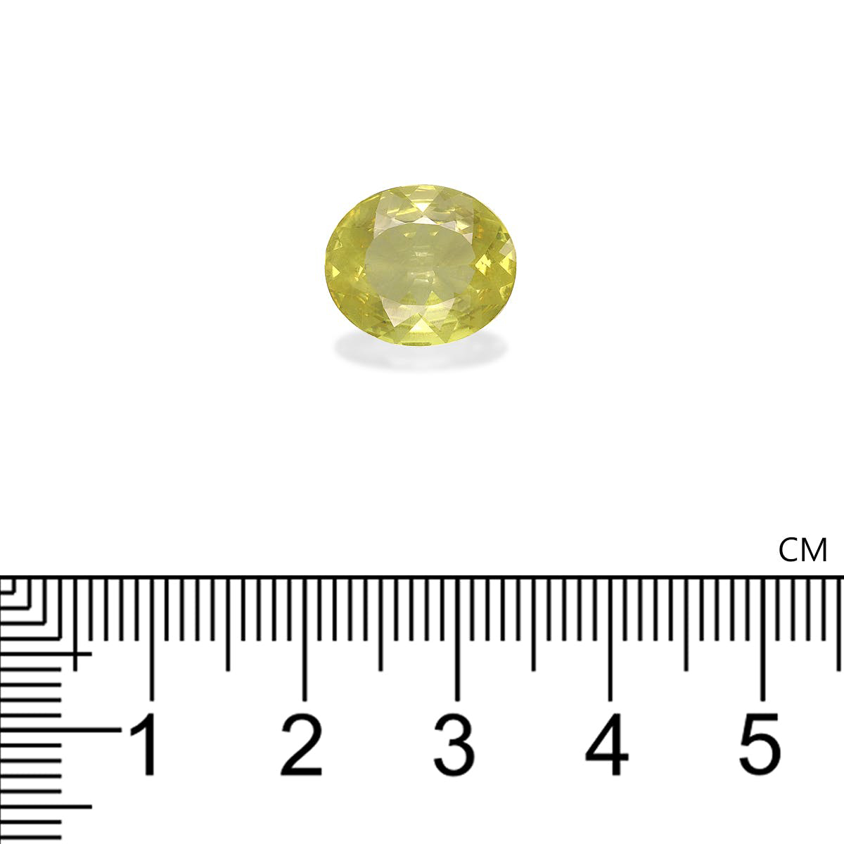 Picture of Lemon Yellow Chrysoberyl 4.92ct - 12x10mm (CB0114)
