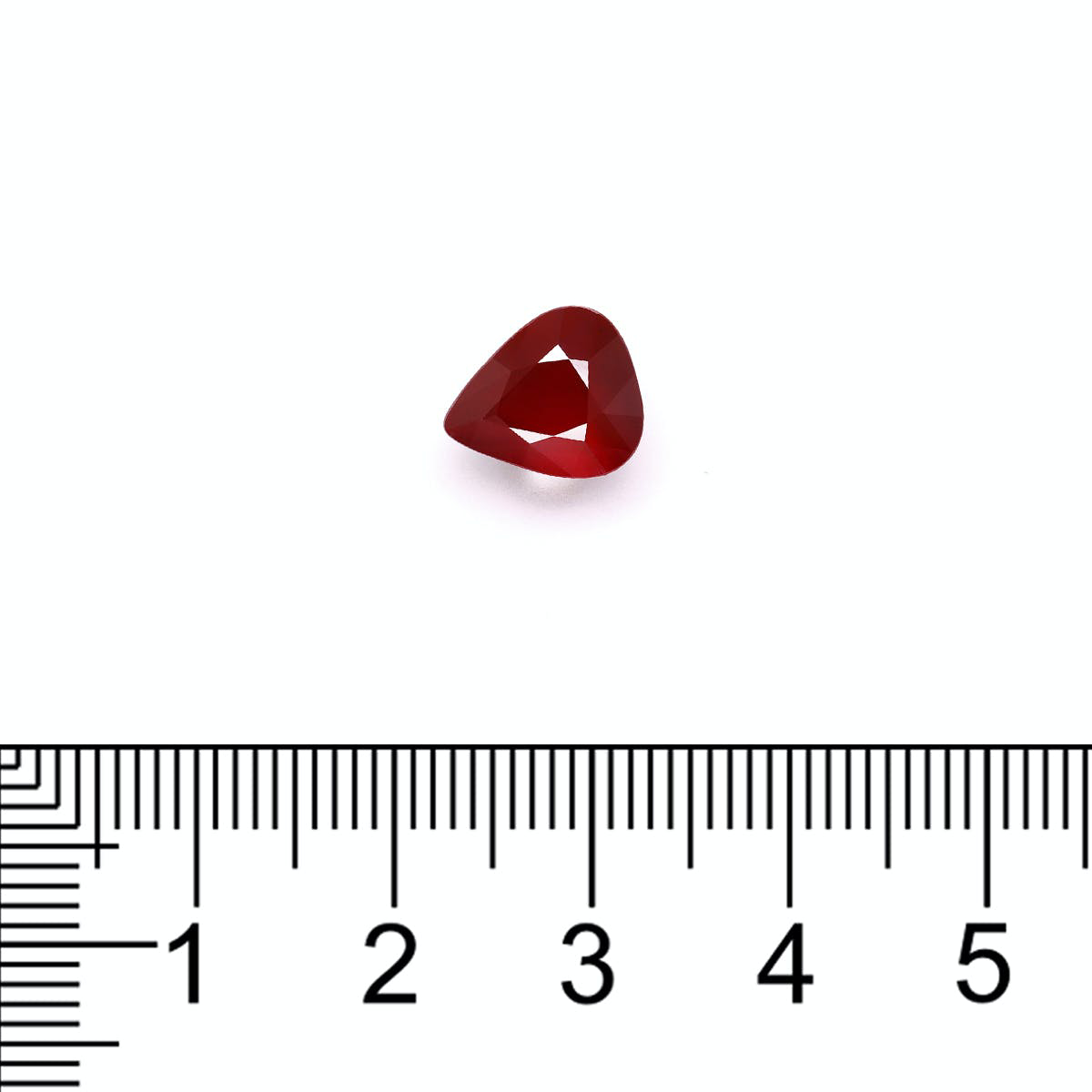 Picture of Pigeons Blood Unheated Mozambique Ruby 4.04ct - 10x8mm (D6-02)