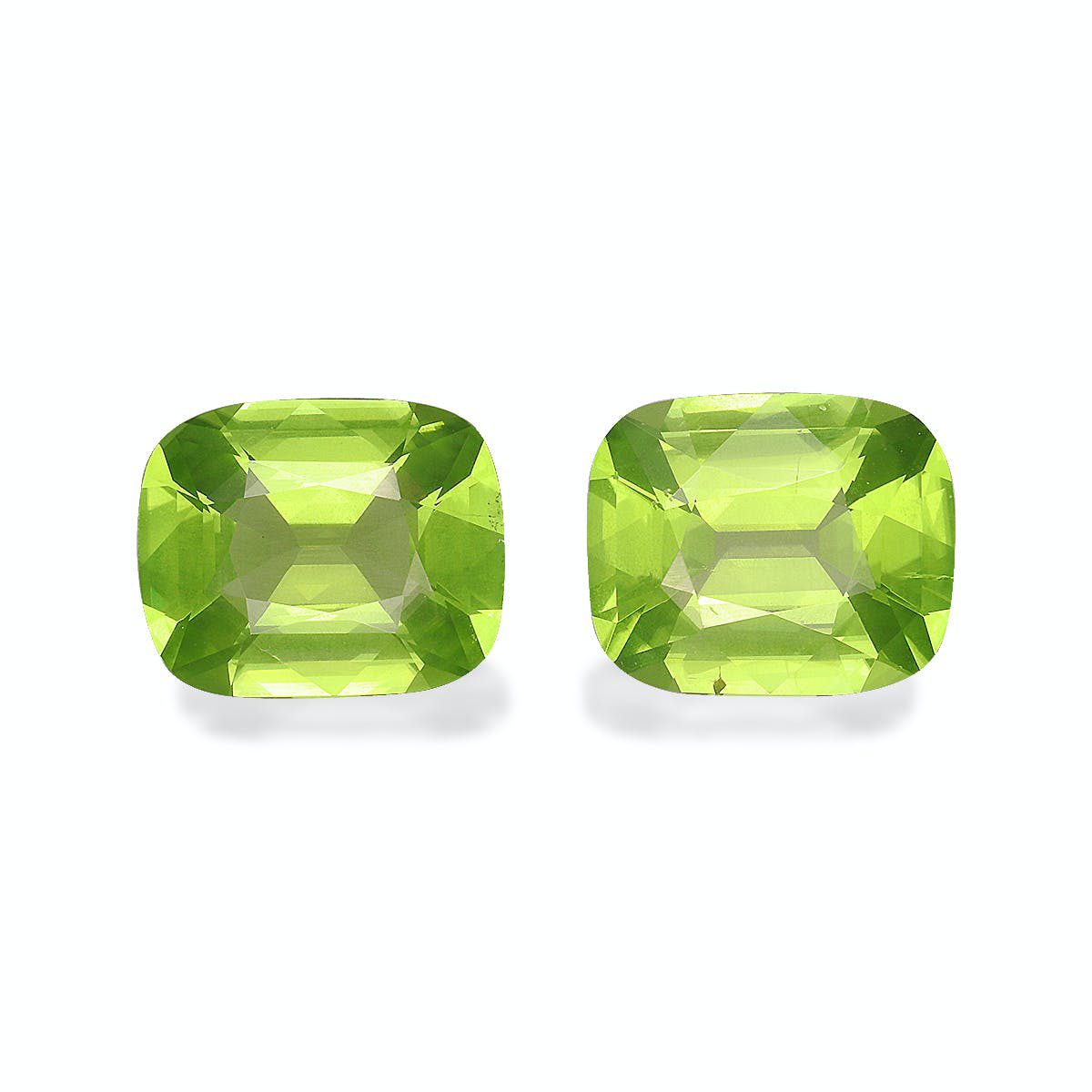 Picture of Lime Green Peridot 7.29ct - 11x9mm Pair (PD0123)