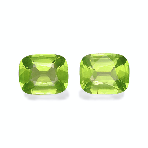 Lime Green Peridot 7.29ct - 11x9mm Pair (PD0123)