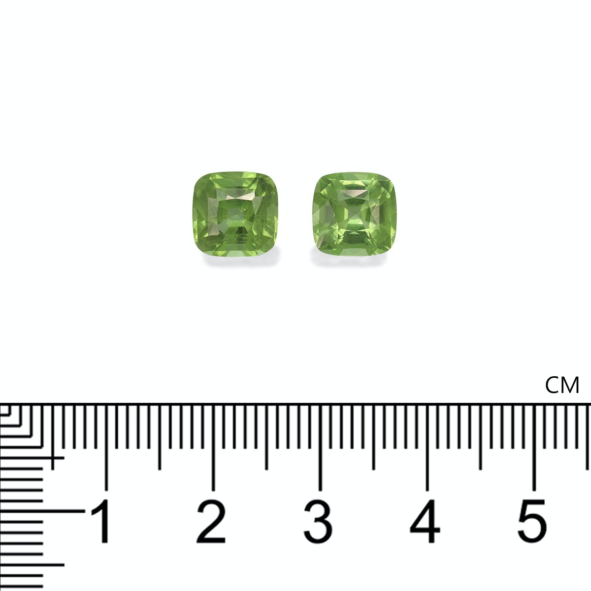 Picture of Green Peridot 5.20ct - 8mm Pair (PD0132)