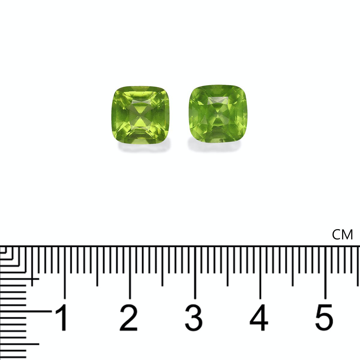 Picture of Lime Green Peridot 6.93ct - 9mm Pair (PD0133)