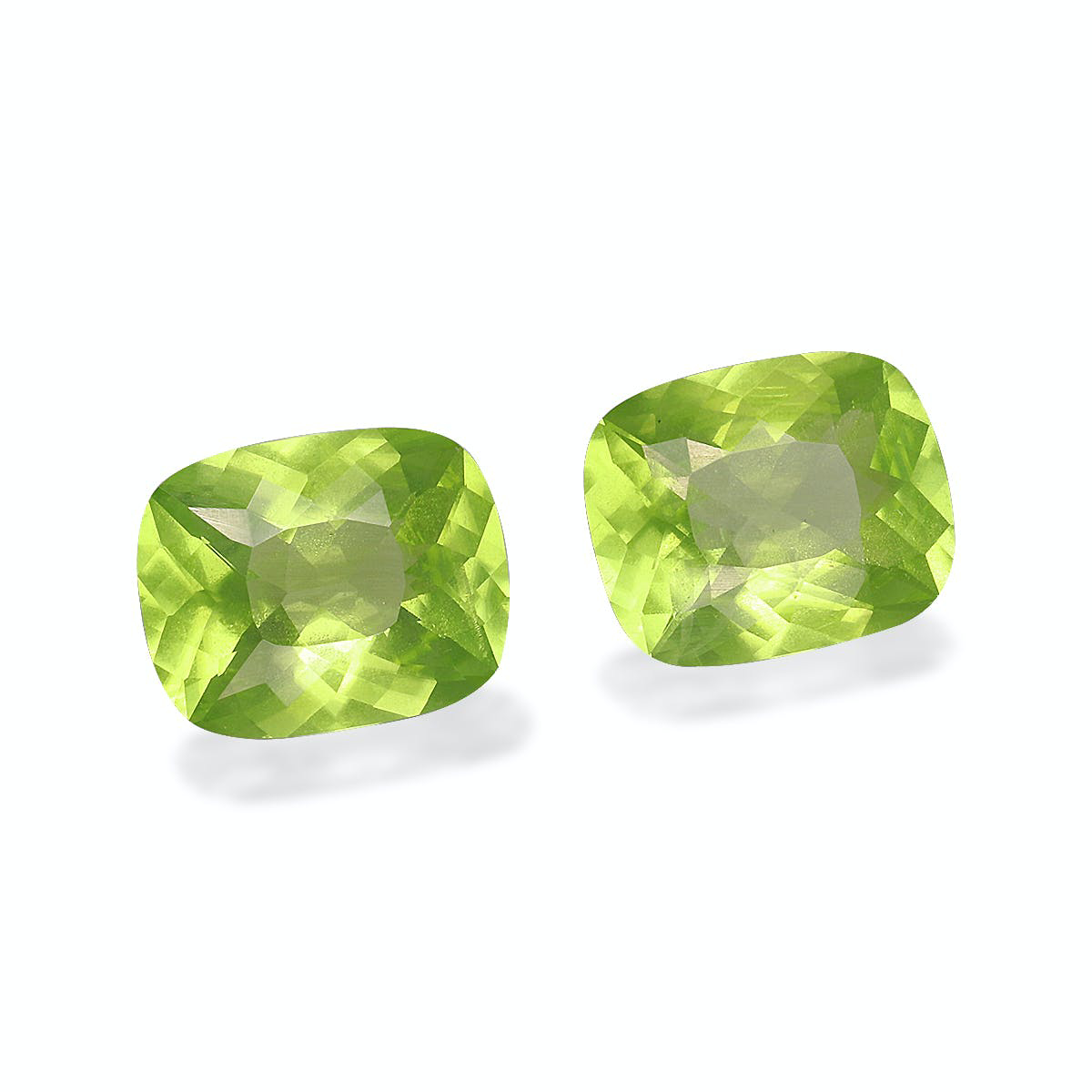 Picture of Lime Green Peridot 5.71ct - 10x8mm Pair (PD0138)