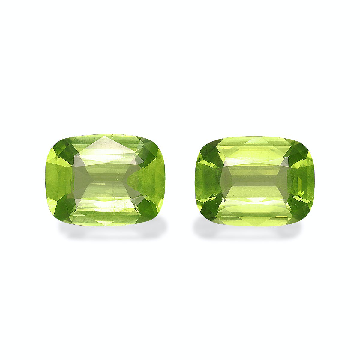 Picture of Lime Green Peridot 6.12ct - 10x8mm Pair (PD0142)
