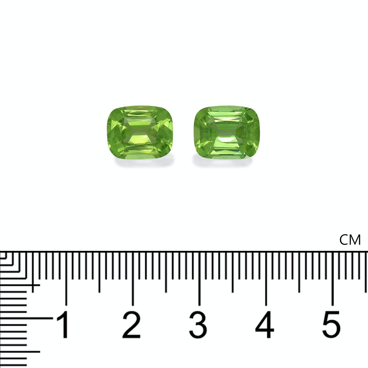 Picture of Green Peridot 6.03ct - 10x8mm Pair (PD0148)
