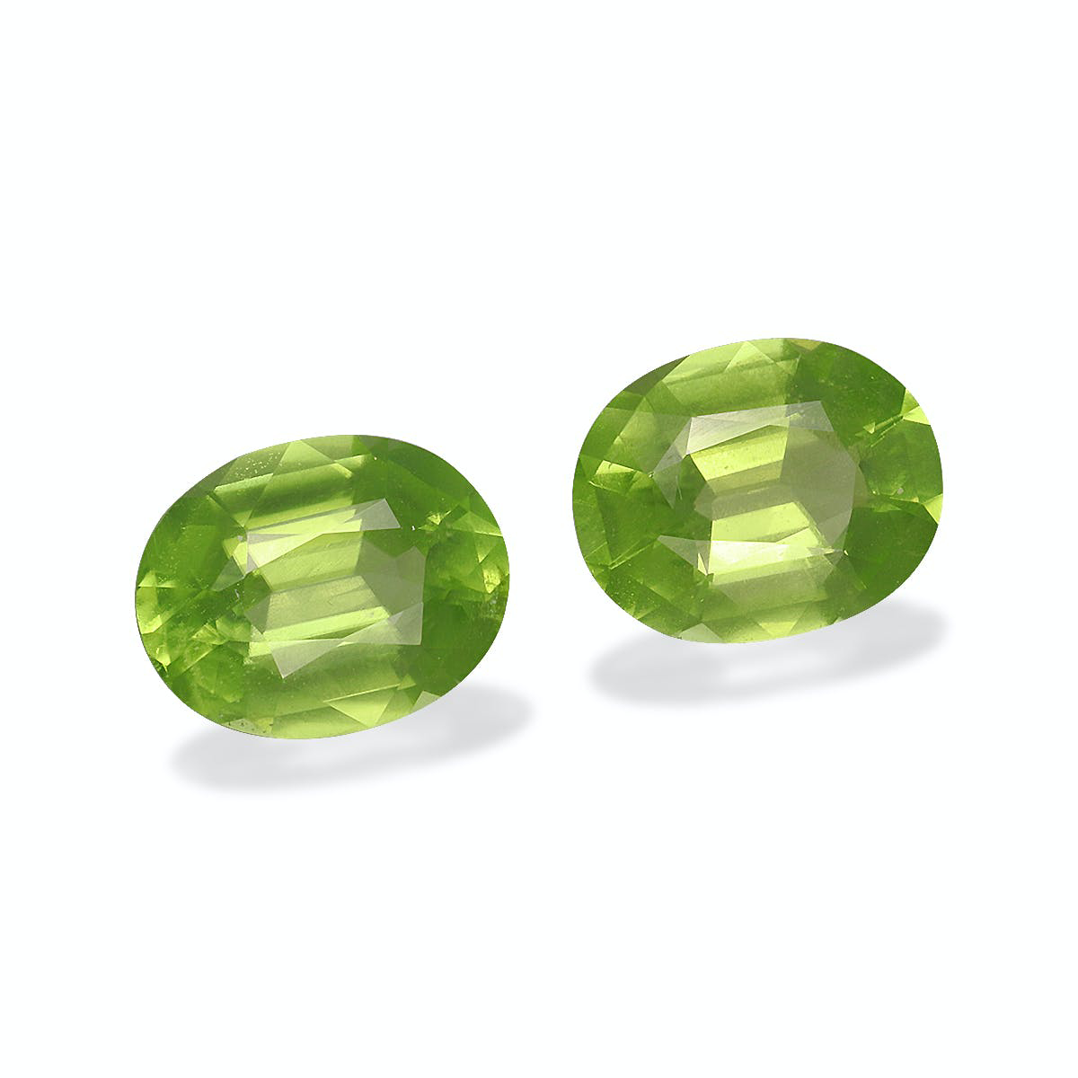 Picture of Lime Green Peridot 5.20ct - 10x8mm Pair (PD0149)