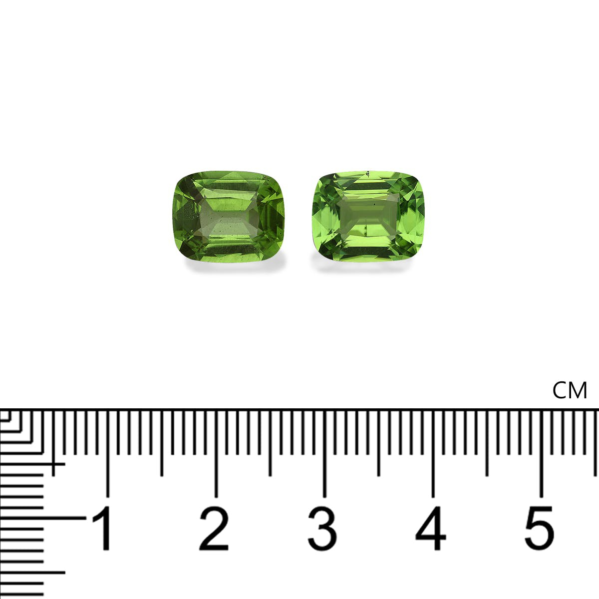 Picture of Green Peridot 7.07ct - 10x8mm Pair (PD0160)