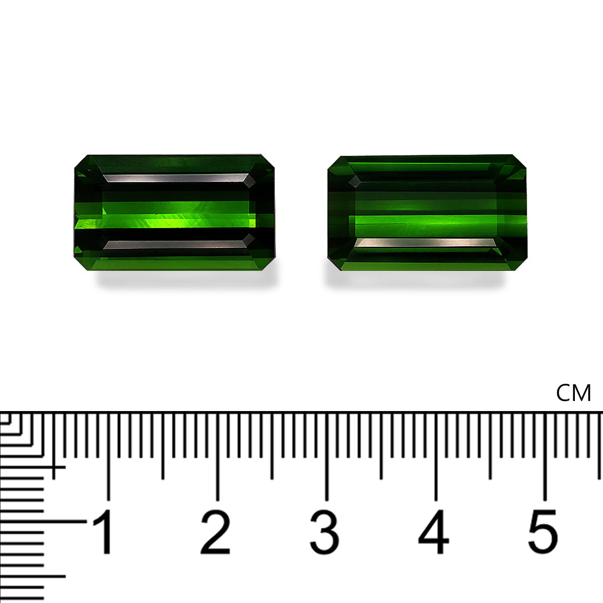 Picture of Moss Green Tourmaline 27.20ct - Pair (TG0903)