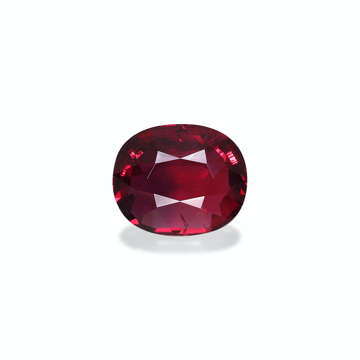Picture of Pigeons Blood Unheated Mozambique Ruby 3.11ct - 10x8mm (GBC-24)