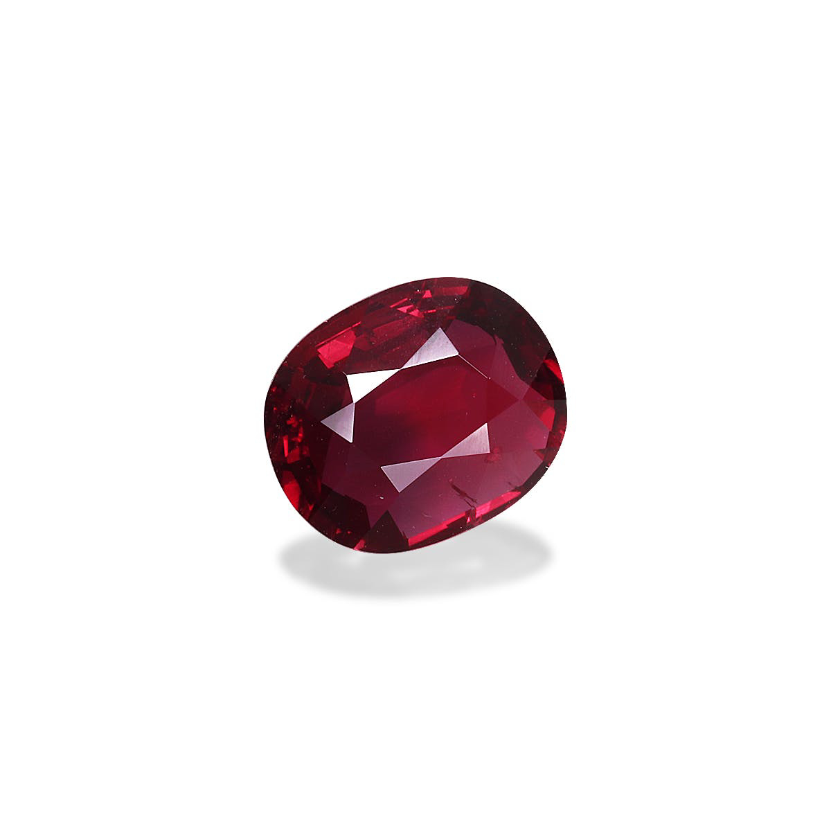 Picture of Pigeons Blood Unheated Mozambique Ruby 3.11ct - 10x8mm (GBC-24)