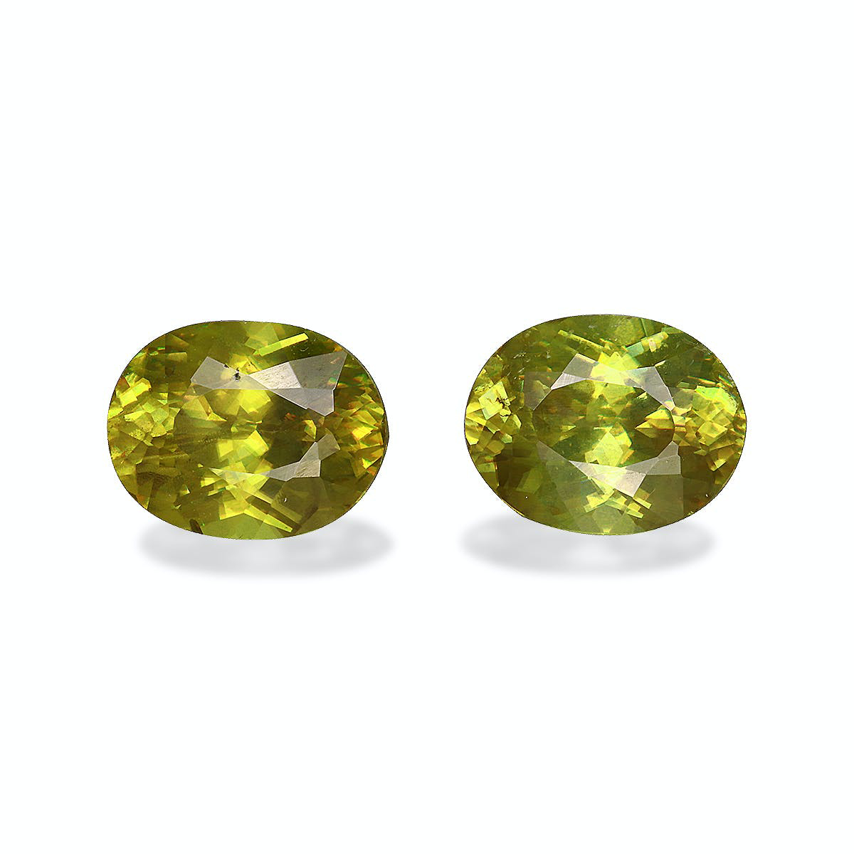Picture of Yellow Sphene 4.90ct - 9x7mm Pair (SH0688)