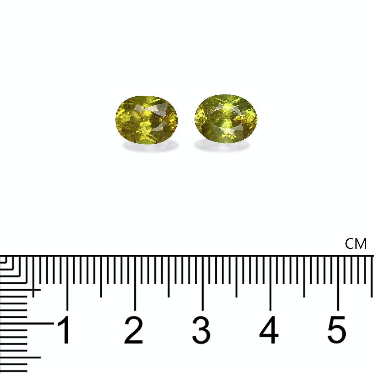 Picture of Yellow Sphene 4.90ct - 9x7mm Pair (SH0688)