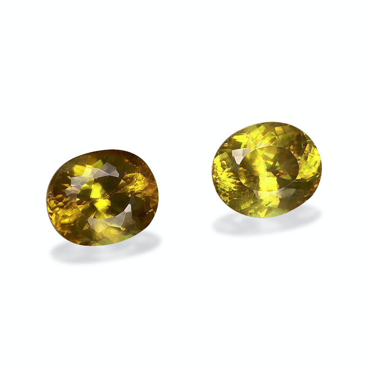 Picture of Lime Green Sphene 3.27ct - Pair (SH0694)