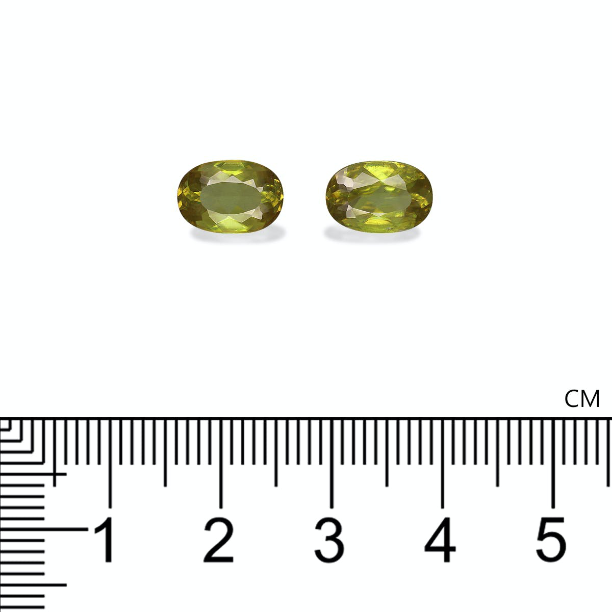 Picture of Lime Green Sphene 3.10ct - Pair (SH0698)