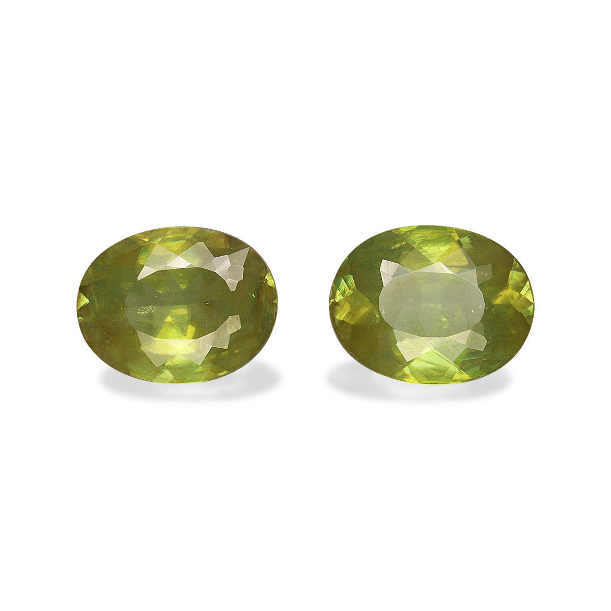 Picture of Lime Green Sphene 3.27ct - 9x7mm Pair (SH0701)