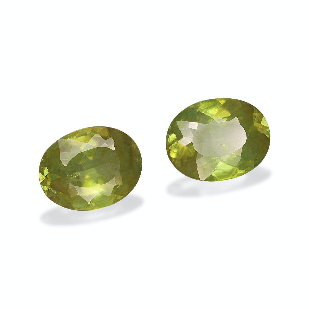 Picture of Lime Green Sphene 3.27ct - 9x7mm Pair (SH0701)