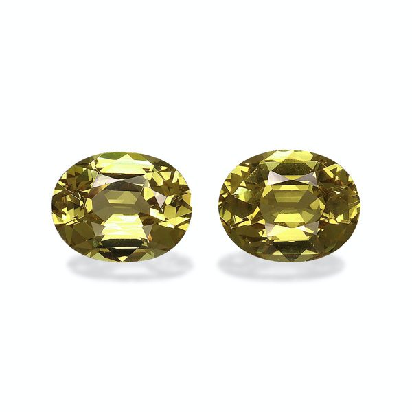 Picture of Lime Green Grossular Garnet 4.96ct - 9x7mm Pair (GG0025)