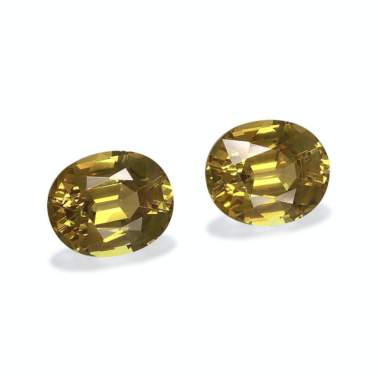 Picture of Lime Green Grossular Garnet 5.68ct - 9x7mm Pair (GG0026)