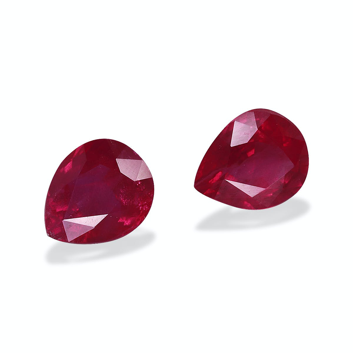 Picture of Rose Red Burma Ruby 1.23ct - Pair (WC8941-10)