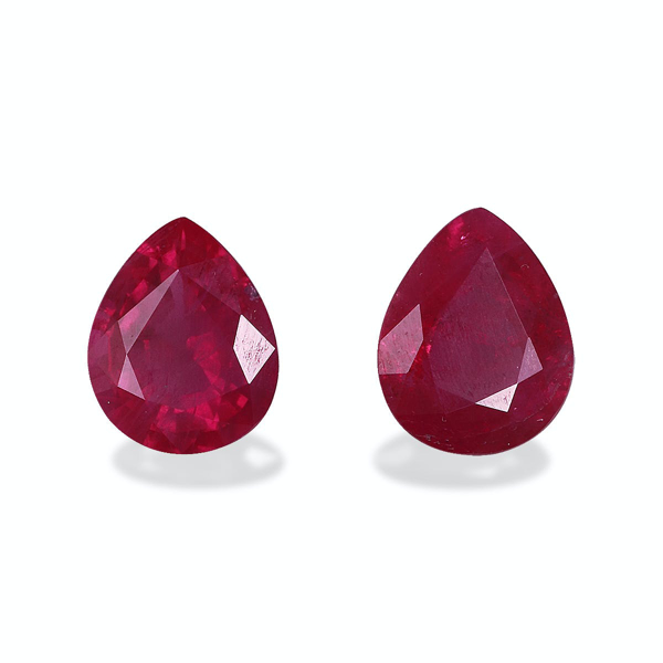 Picture of Vivid Red Burma Ruby 1.20ct - Pair (WC8941-09)