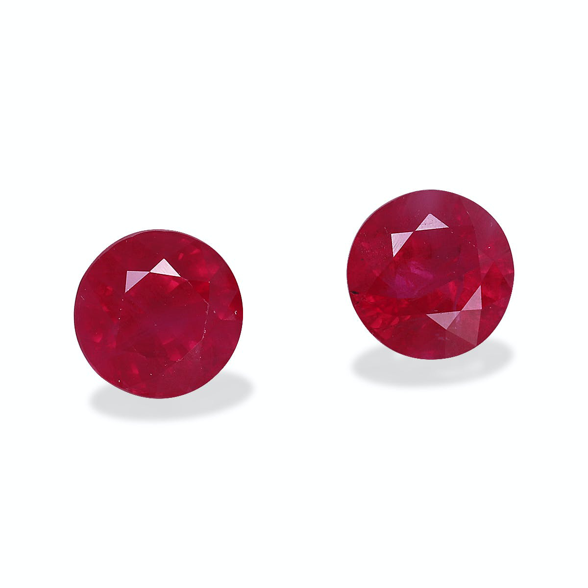 Picture of Rose Red Burma Ruby 1.95ct - 5mm Pair (WC8941-16)