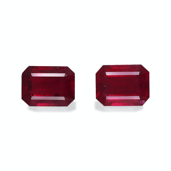 Picture of Vivid Red Burma Ruby 3.60ct - Pair (WC8941-29)