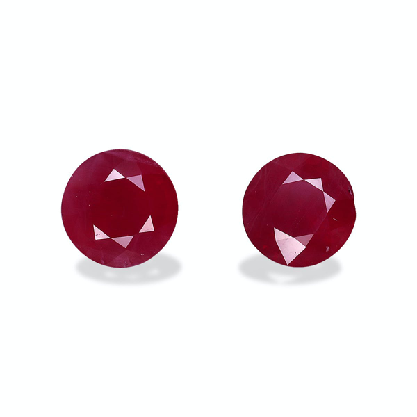 Picture of Red Burma Ruby 1.46ct - 5mm Pair (WC1041-02)