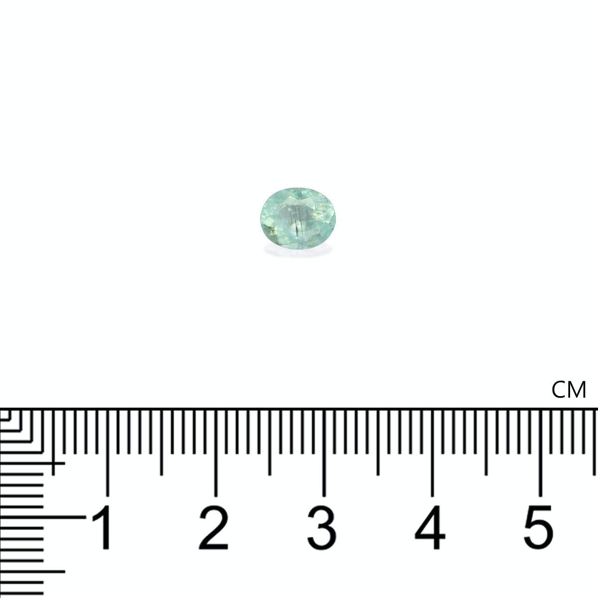 Picture of Seafoam Green Paraiba Tourmaline 0.96ct - 7x5mm (PA1061)