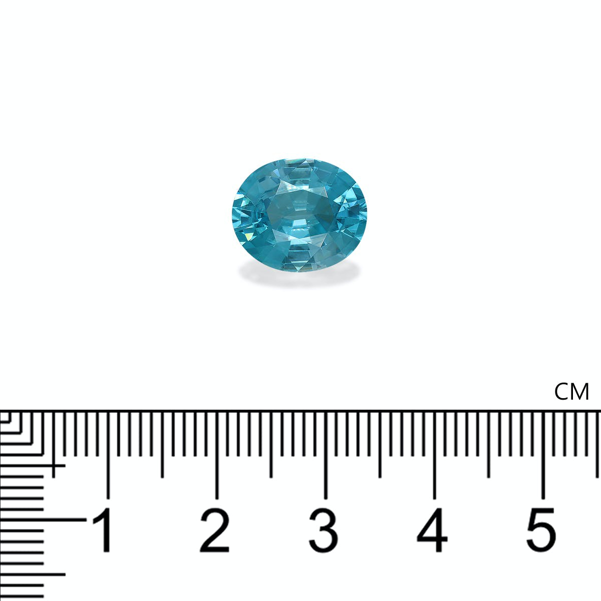 Picture of Blue Zircon 7.65ct - 12x10mm (ZI0270)
