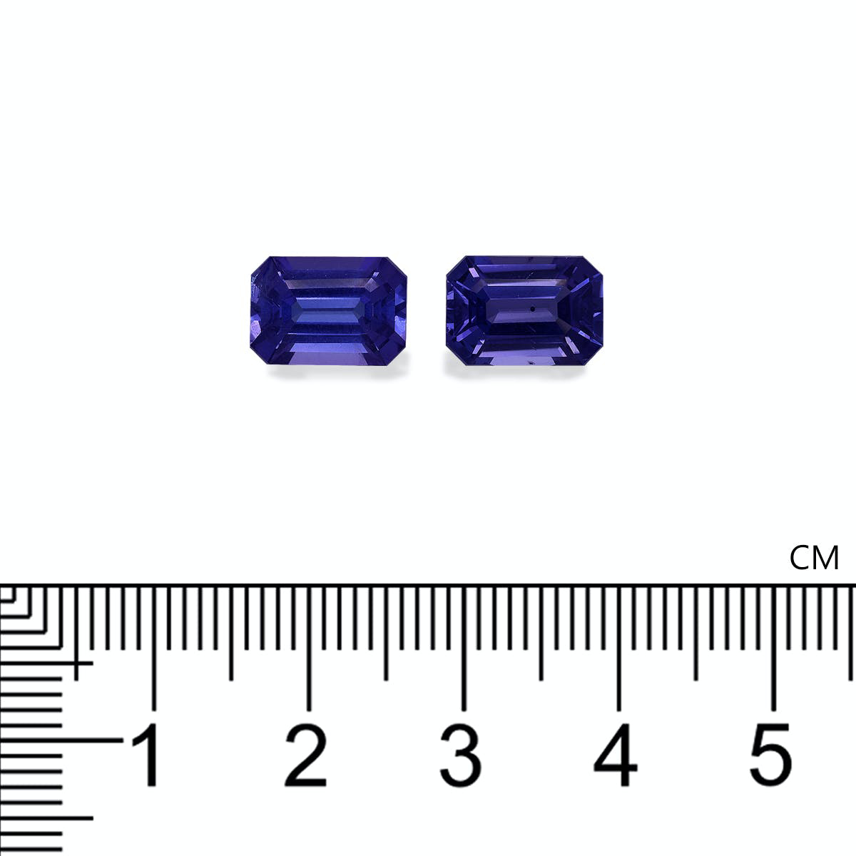 Picture of Violet Blue Tanzanite 6.37ct - Pair (TN0519)