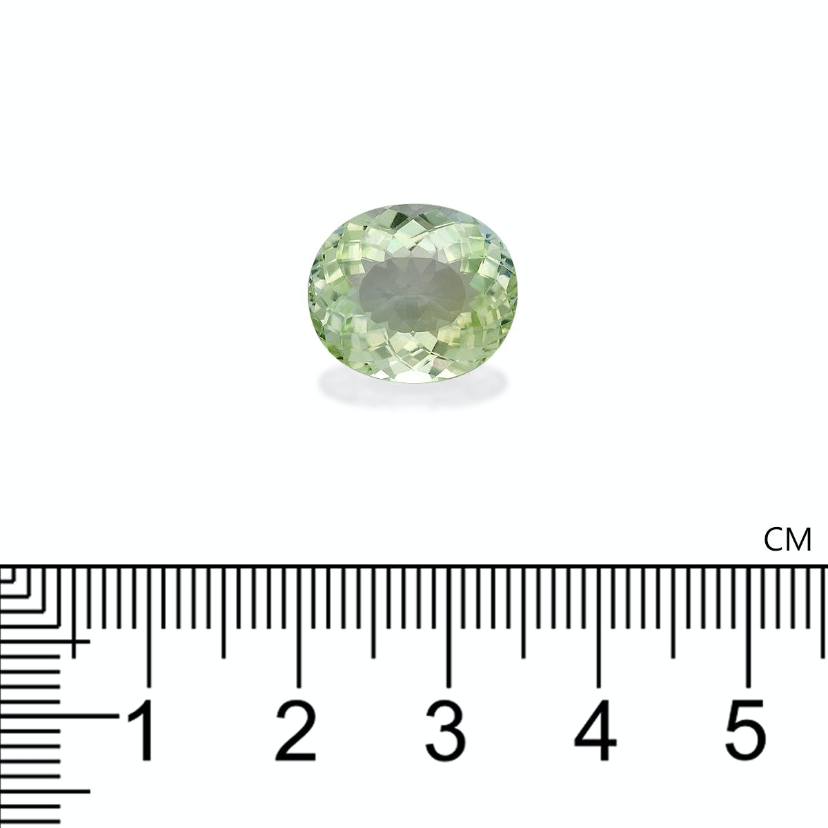Picture of Pale Green Cuprian Tourmaline 7.91ct - 14x12mm (MZ0219)
