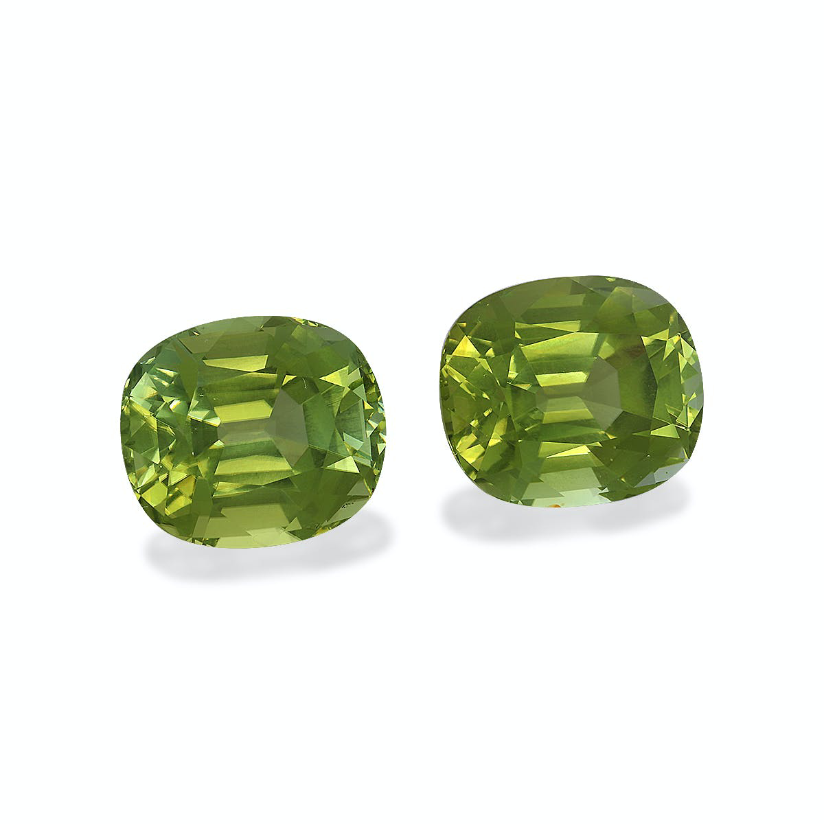 Picture of Lime Green Cuprian Tourmaline 26.70ct - 15x13mm Pair (MZ0245)