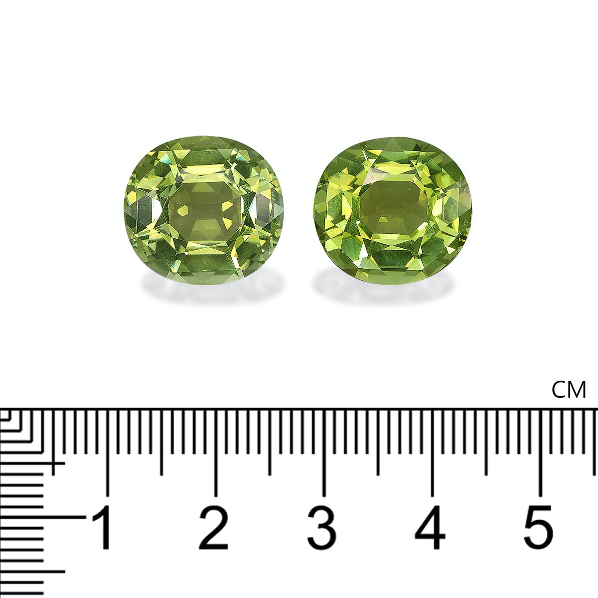 Picture of Lime Green Cuprian Tourmaline 22.97ct - Pair (MZ0250)