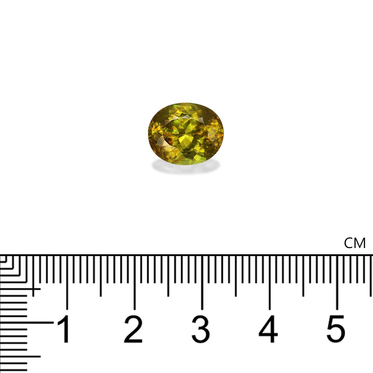 Picture of Lemon Yellow Sphene 4.43ct - 11x9mm (SH0720)