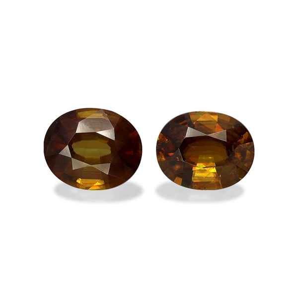 Honey Yellow Sphene 8.64ct - 12x10mm Pair (SH0988)