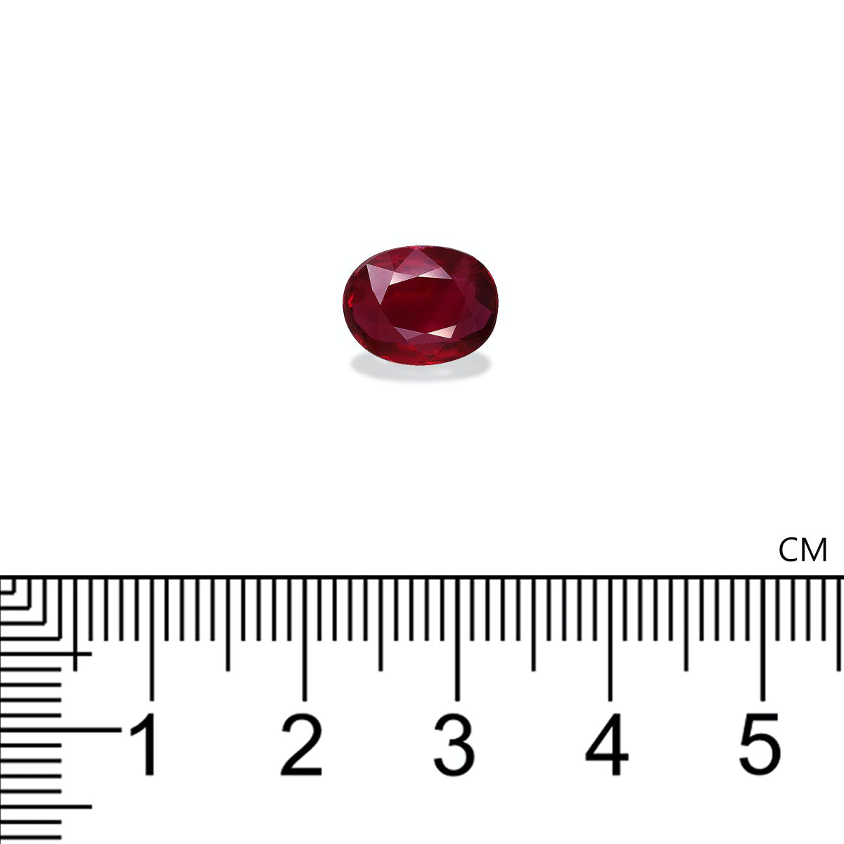 Picture of Unheated Mozambique Ruby 3.02ct - 10x8mm (SI12-20)