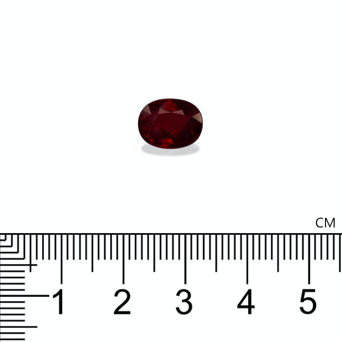 Picture of Unheated Mozambique Ruby 4.02ct - 10x8mm (SI12-60)