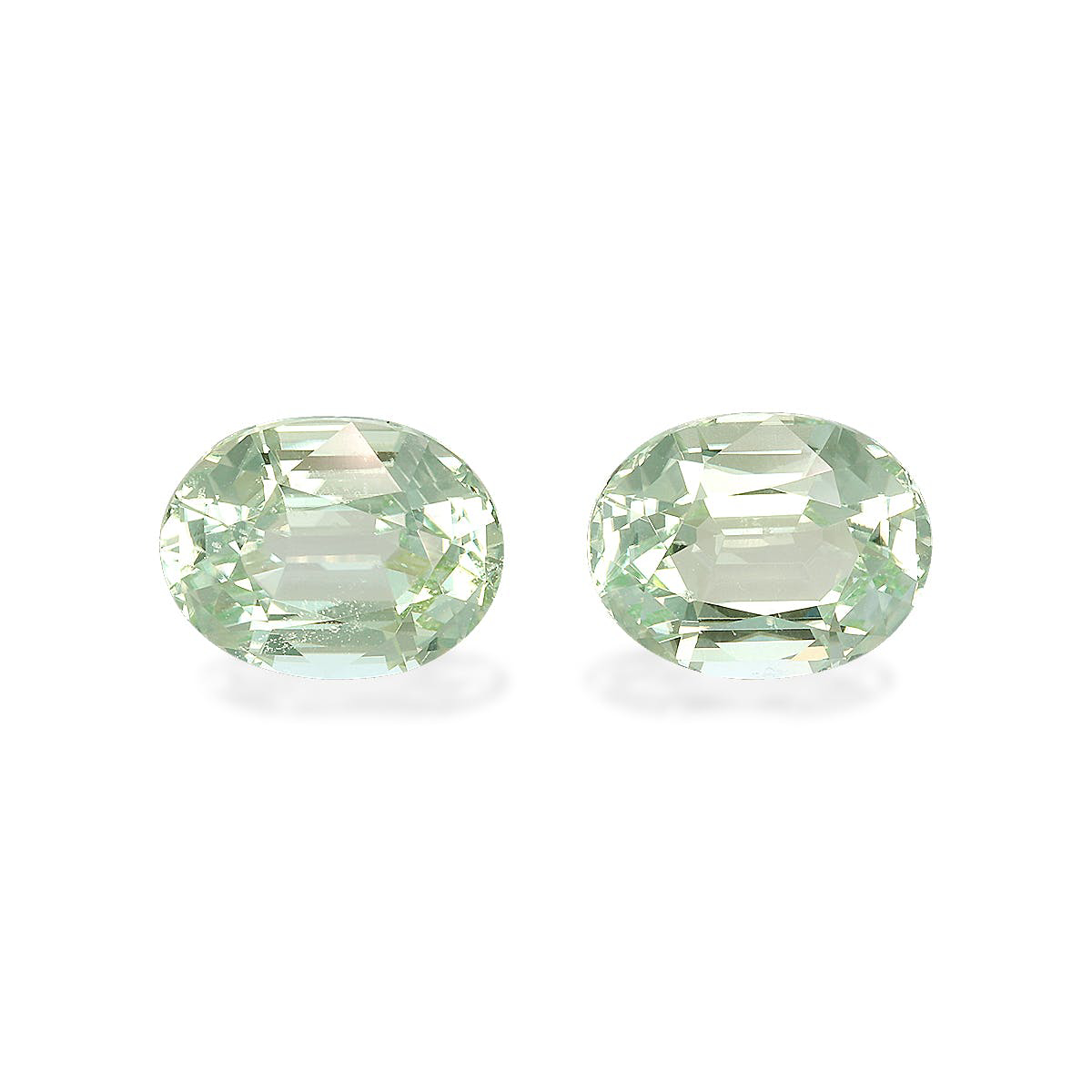 Picture of Mist Green Tourmaline 8.19ct - 11x9mm Pair (TG1544)