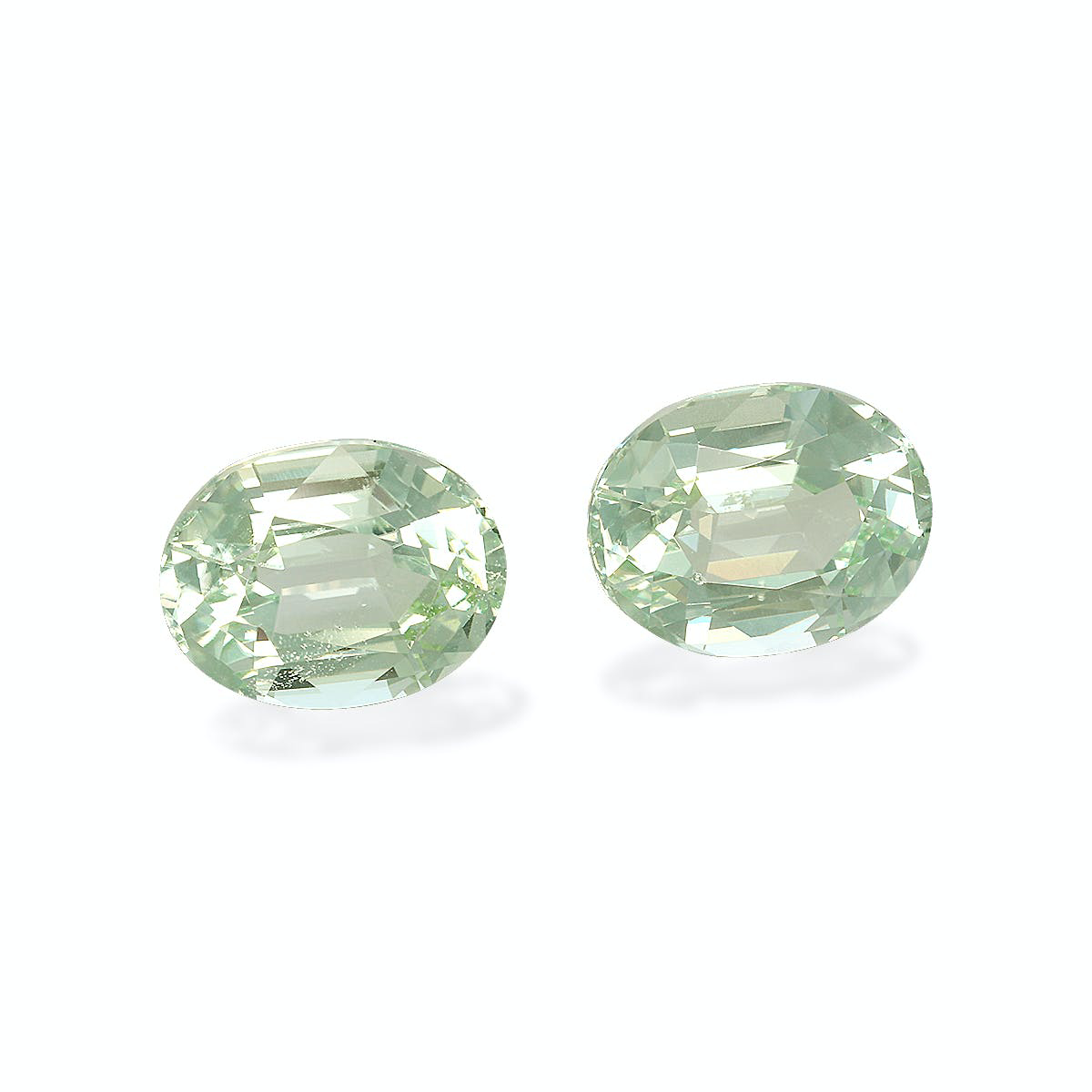 Picture of Mist Green Tourmaline 8.19ct - 11x9mm Pair (TG1544)