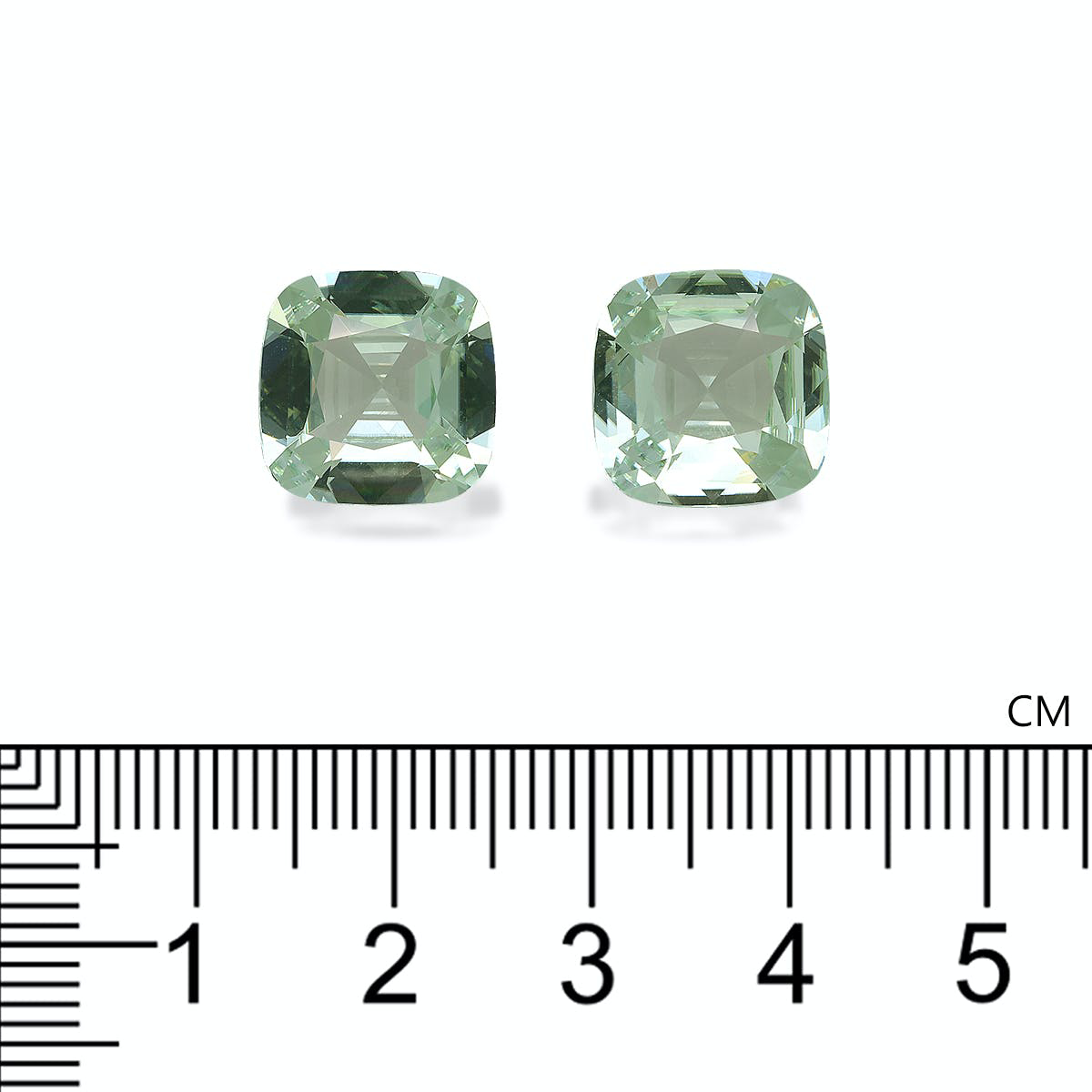 Picture of Mist Green Tourmaline 12.63ct - 12mm Pair (TG1579)