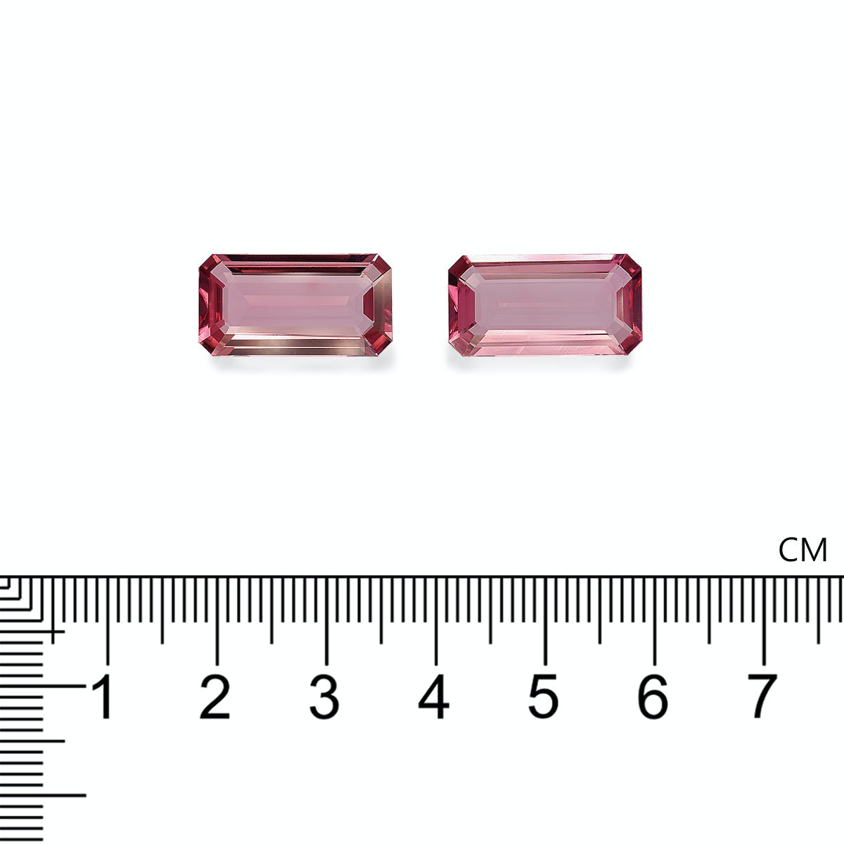 Picture of Coral Pink Tourmaline 15.30ct - Pair (PT1180)