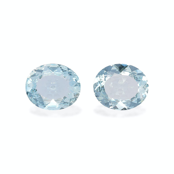 Baby Blue Aquamarine 8.78ct - 13x11mm Pair (AQ2522)