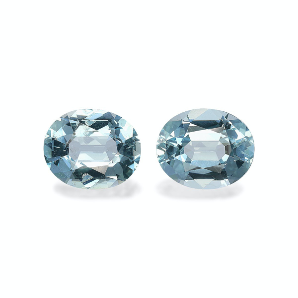 Baby Blue Aquamarine 8.03ct - 12x10mm Pair (AQ2784)