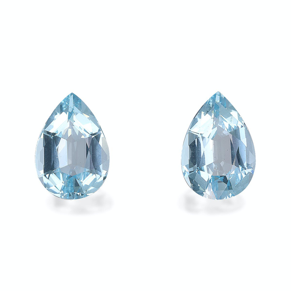 Baby Blue Aquamarine 7.76ct - Pair (AQ2860)